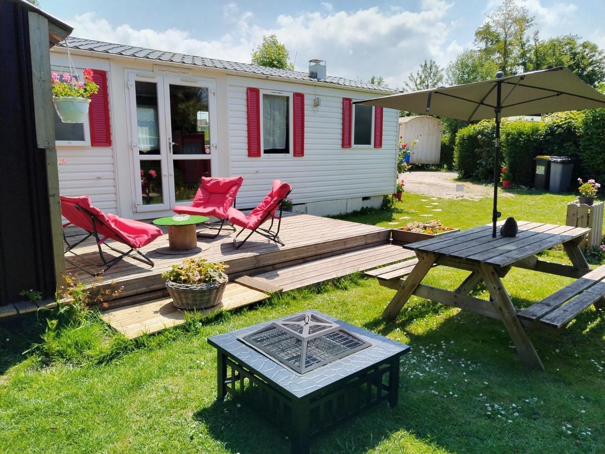 Mobil-Home Coin De Paradis En Cote D'Opale Sur Terrain Prive Et Sa Caravane Hermelinghen Kültér fotó